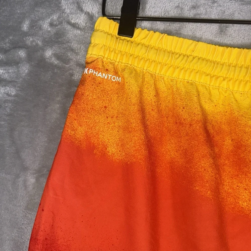 Hurley Phantom‎ Mens Board Shorts Swim Trunks Orange Red Ombré Surfer Coastal L